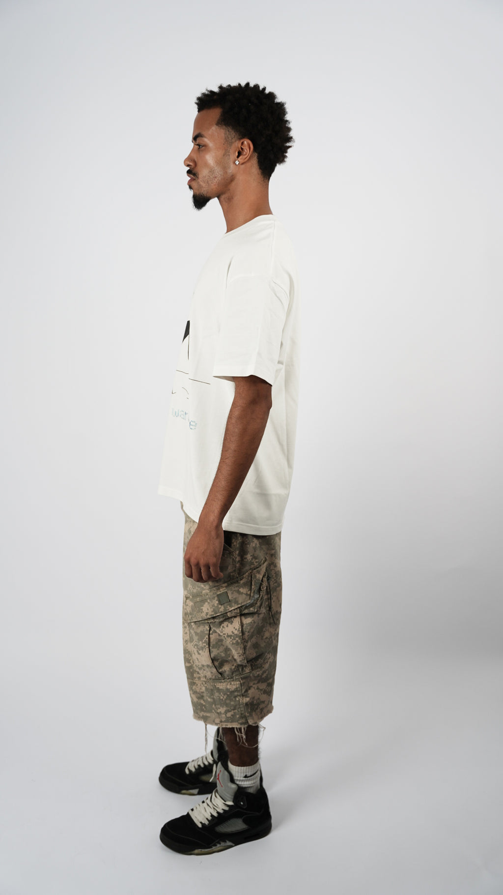 "SPIRITUAL WARFARE" Tee White