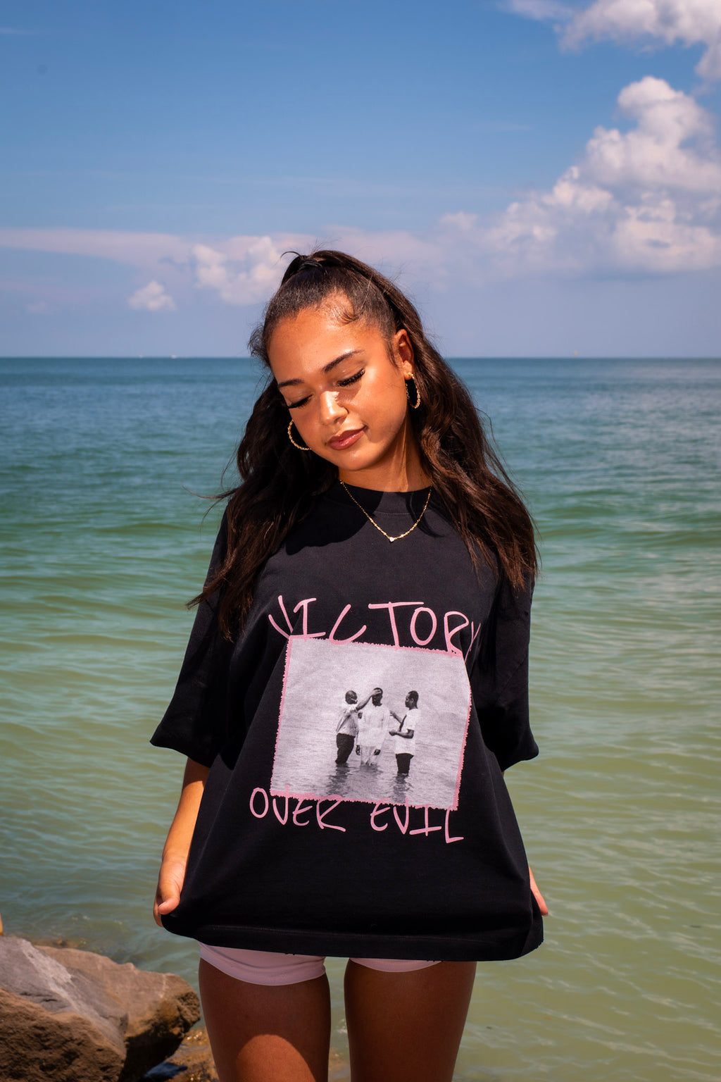 "REBORN" Tee Black